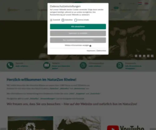 Naturzoo.de(Tiere hautnah erleben) Screenshot
