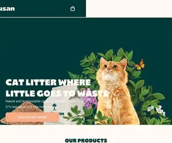Natusan.co.uk(Biodegradable Eco Cat Litter) Screenshot