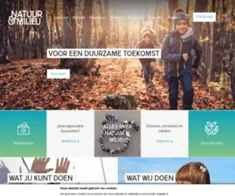 Natuurenmilieu.nl(Voor een duurzame toekomst) Screenshot