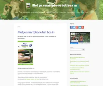 Natuurkind.nl(Met je smartphone het bos in: boek met tips) Screenshot