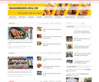 Nauanngon.edu.vn(Bí quyết nấu ăn) Screenshot