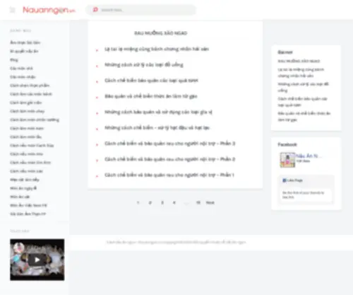 Nauanngon.vn(Công thức nấu ăn ngon mà ai cũng biết) Screenshot