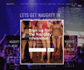 Naughty-Events.com(Naughty Events) Screenshot