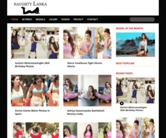 Naughtylanka.com(Sri Lankan Actress and Models Hot Photos) Screenshot