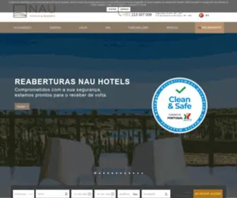 Nauhotels.com(NAU Hotels & Resorts) Screenshot