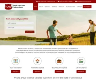 Nauinsurance.com(We are proud to be serving as an independent insurance agency in Connecticut(CT)) Screenshot