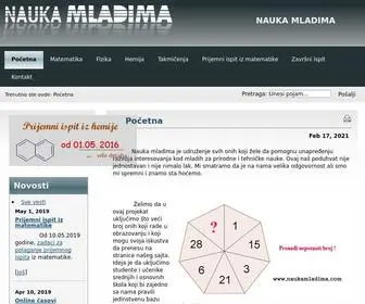 Naukamladima.com(Početna) Screenshot