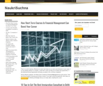 Naukrisuchna.com(Employment News in India) Screenshot