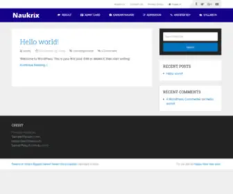 Naukrix.in(Naukrix) Screenshot