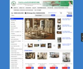 Naulajatifurniture.com(Meja Makan Mewah RAJA) Screenshot