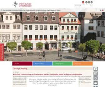 Naumburg.de(Stadtseite Naumburg (Saale)) Screenshot