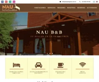 Naupatagonia.com.ar(Nau Bed & Breakfast) Screenshot