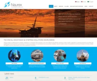 Naurexgroup.com(Technical assistance & staffing solutions worldwide) Screenshot