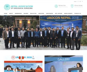 Naus.org.np(Nepal Association of Urological Surgeons) Screenshot