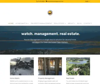 Nausetmanagement.com(Nauset Management) Screenshot