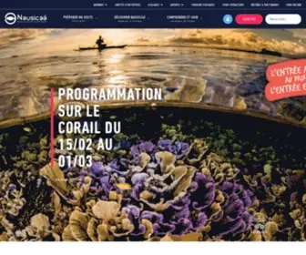 Nausicaa.fr(Le plus grand aquarium d) Screenshot