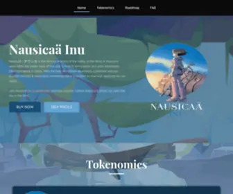 Nausicaainu.com(THE ERC20 TOKEN PROGRAMMED TO FLY) Screenshot