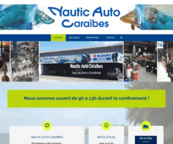 Nautic-Auto-Caraibes.com(Accueil) Screenshot