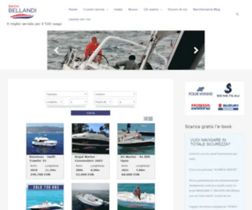 Nauticabellandi.com(Barche Bellandi) Screenshot