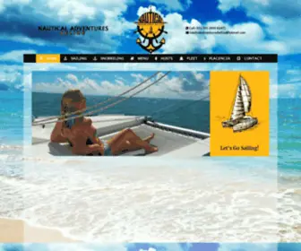 Nauticaladventuresbelize.com(Placencia Sailing Tour) Screenshot