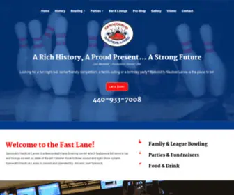 Nauticalbowling.com(Spevock's Nautical Lanes Bowling Alley Avon Lake Ohio) Screenshot