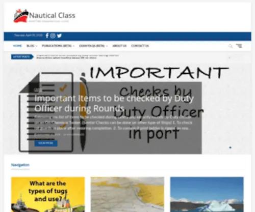 Nauticalclass.com(Nautical Class) Screenshot