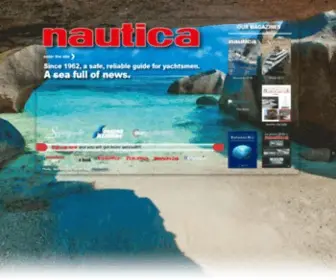 Nauticalweb.com(Boats, yachting, sailing and navigation by Nautica On Line) Screenshot