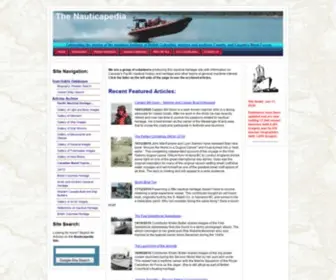 Nauticapedia.ca(Nauticapedia-Maritime Heritage) Screenshot