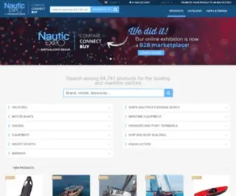 Nauticexpo.com(The Virtual Boat and Marine Show) Screenshot