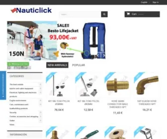 Nauticlick.com(Tienda nautica) Screenshot