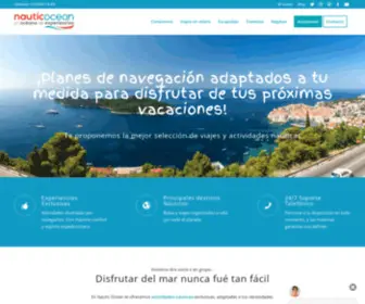 Nauticocean.com(Disfruta de las mejores experiencias náuticas con Nautic Ocean) Screenshot