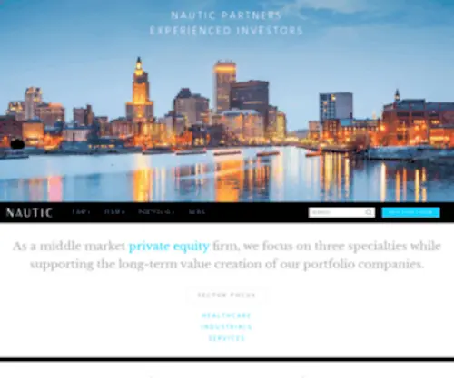 NauticPartners.com(Nautic Partners) Screenshot