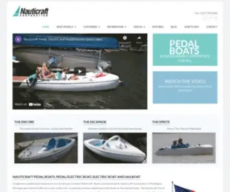 Nauticraft.com(Pedal & Electric Boats) Screenshot