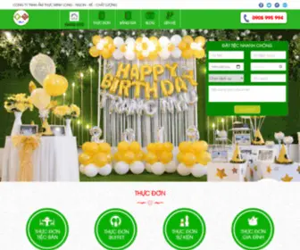 Nautiecminhlong.com(Dịch vụ nấu tiệc Minh Long) Screenshot