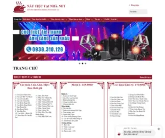 Nautiectainha.net(NẤU TIỆC TẠI NHÀ) Screenshot