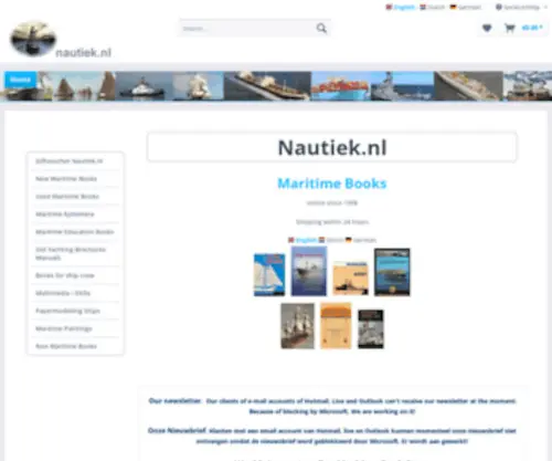 Nautiek.nl(Maritime Books) Screenshot