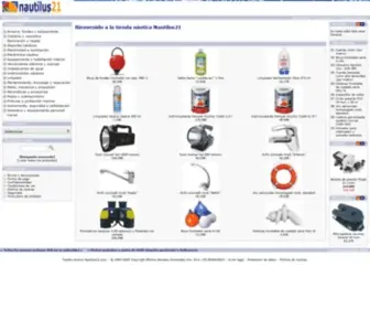 Nautilus21.com(Tienda) Screenshot