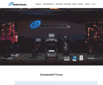 Nautilusgroup.com(A world leader in health and fitness) Screenshot