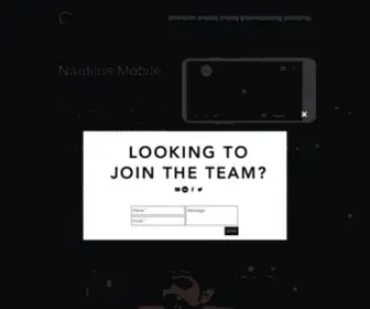 Nautilusmobile.com(Nautilus Mobile) Screenshot