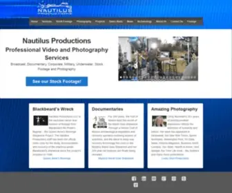 Nautilusproductions.com(Nautilus Productions Professional HD Video Services) Screenshot