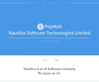 Nautilustech.ai(Nautilus Software Technologies Limited) Screenshot