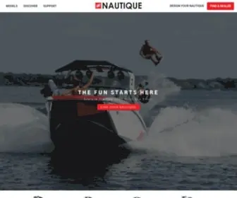 Nautique.com(Nautique Boats) Screenshot