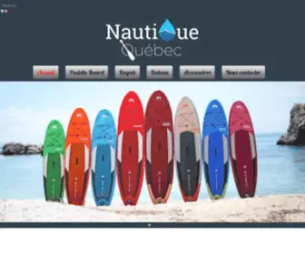 Nautiquequebec.com(Nautique Québec) Screenshot