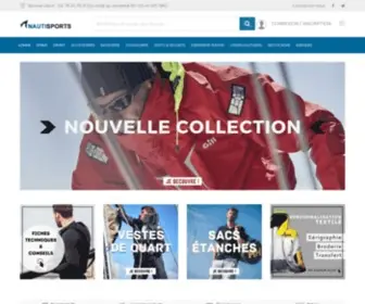 Nautisports.com(Vêtements marins et Accastillage) Screenshot