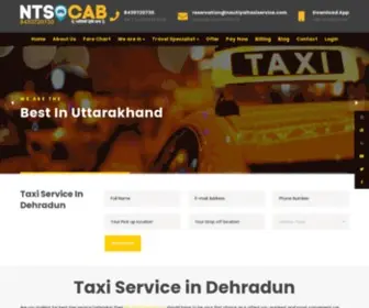 Nautiyaltaxiservice.com(Nautiyal Taxi Service Pvt) Screenshot