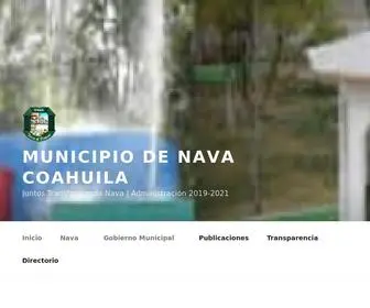 Nava.gob.mx(Administración) Screenshot