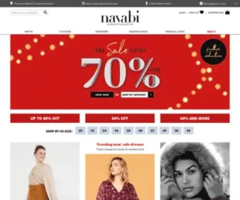 Navabifashion.com(Plus Size Clothing for Women) Screenshot