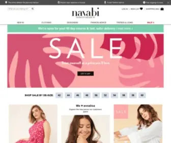 Navabi.us(Plus Size Clothing for Women) Screenshot
