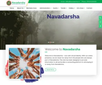 Navadarsha.in(Navadarsha The ultimate address of true comfort living) Screenshot