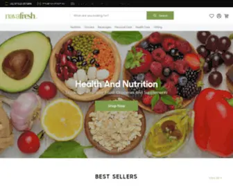 Navafresh.ch(Online shopping from a huge selection of healthy food and grocery products) Screenshot